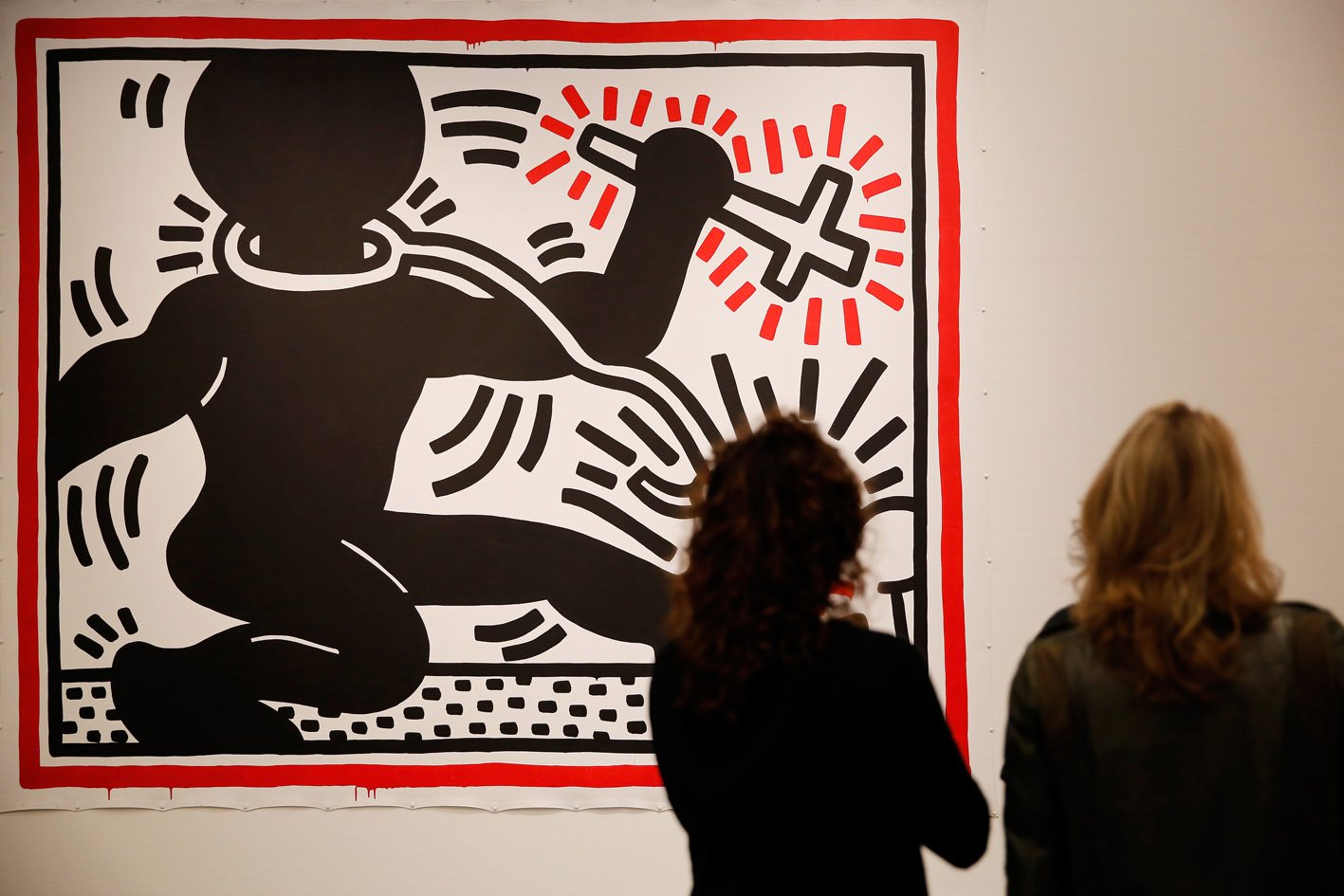 2. Bezoekers tijdens Keith Haring _Kunsthal Rotterdam_Foto Bas Czerwinski.jpg