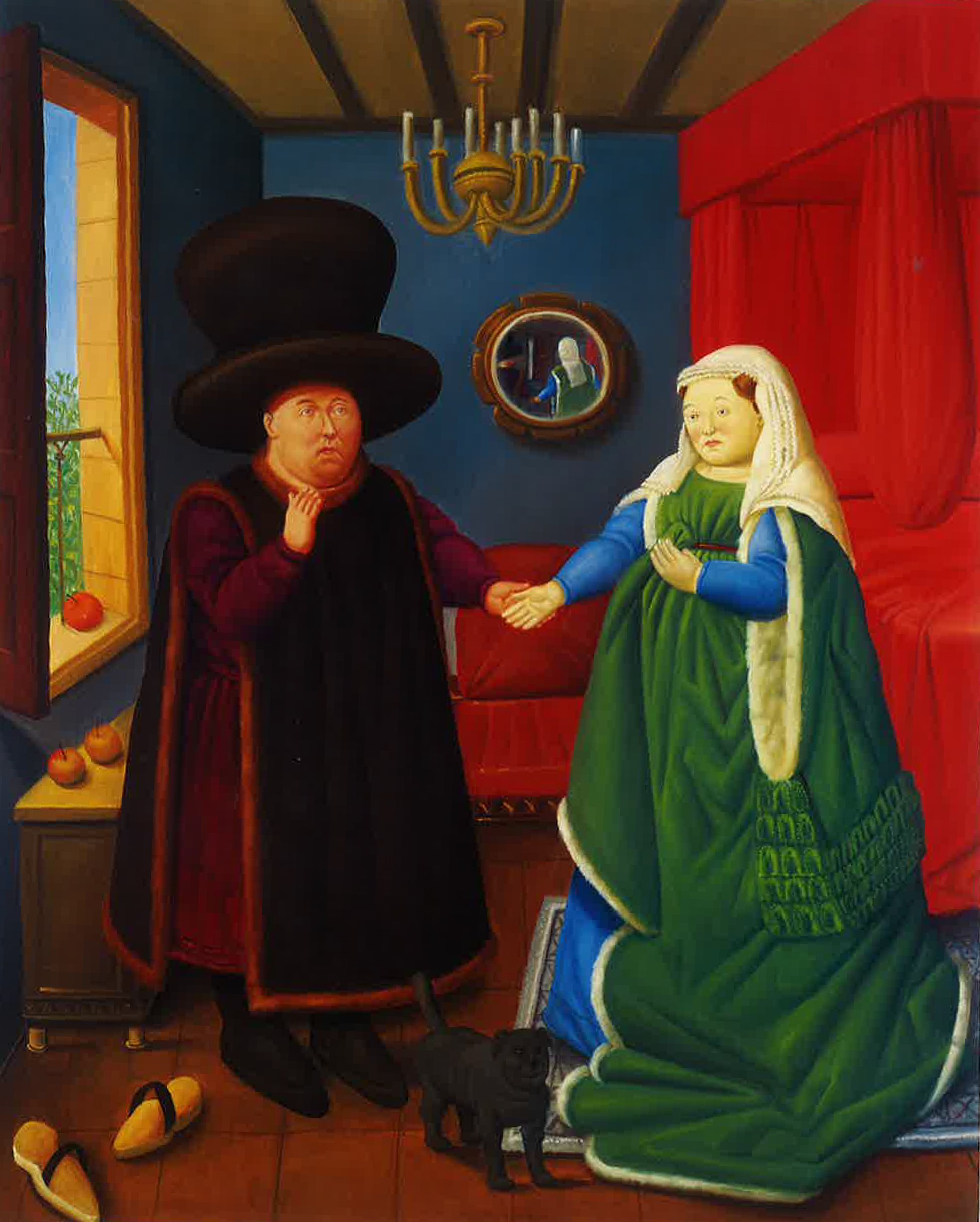 The Arnolfini after Van Eyck, 2006, Fernando Botero 2578_001.jpg