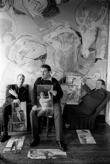 Ed van der Elsken - Hugo Claus, Simon Vinkenoog and Louis Paul Boon 22. Ed Van der Elsken, Hugo Claus, Simon Vinkenoog, Louis Paul Boon.jpg