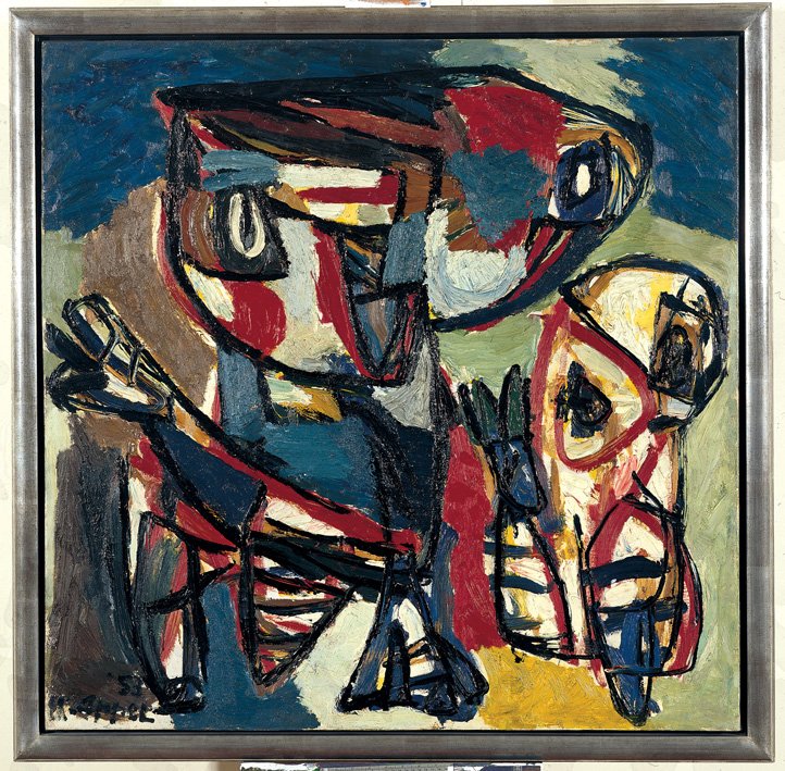 Karel Appel - Grote en Kleine Vogel, 1953 2. Karel Appel, Grote en Kleine Vogel, 1953.jpg
