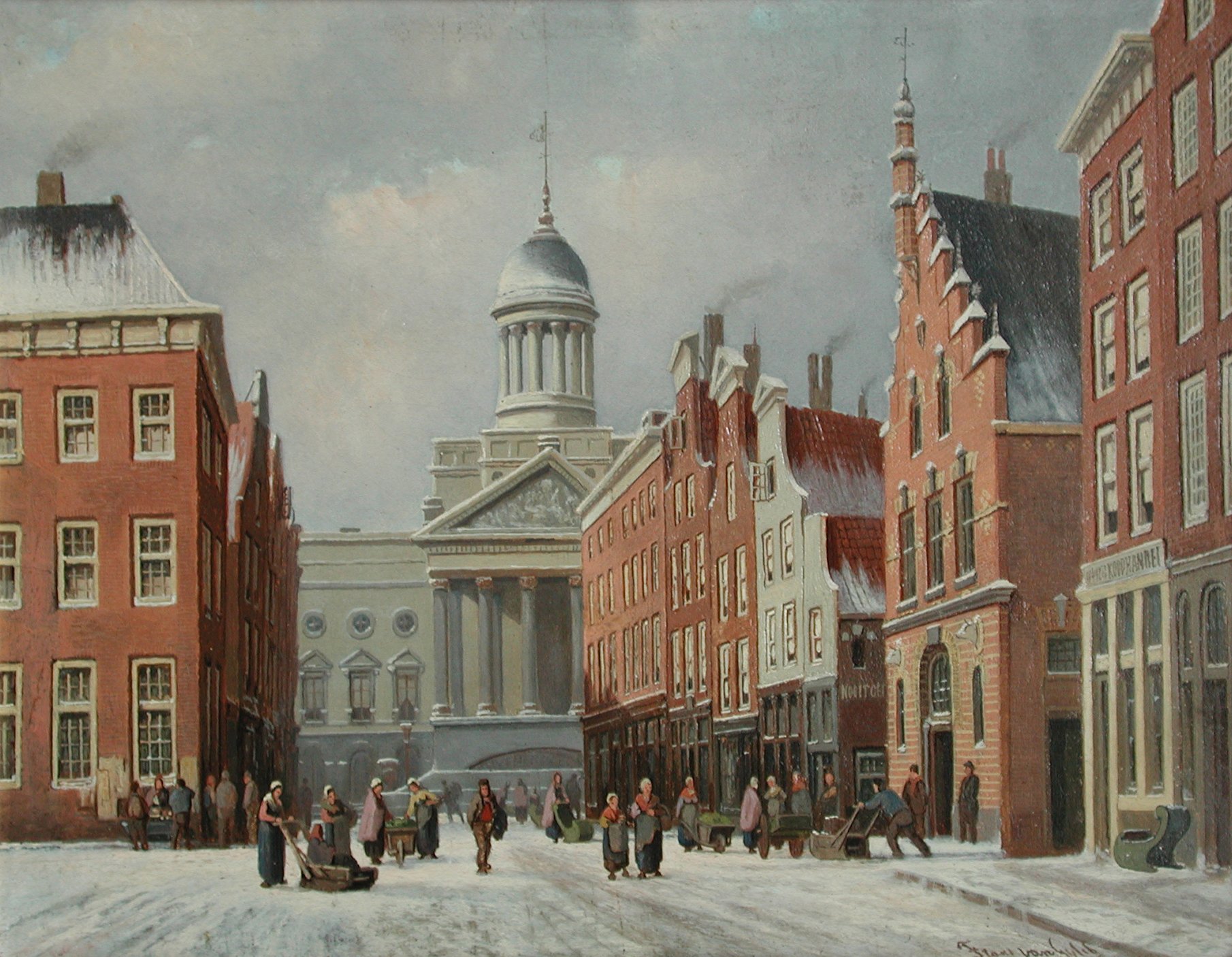 Town hall at the Kaasmarkt, Frans van Gulik, c. 1880, Museum Rotterdam Raadhuis aan de Kaasmarkt, Frans van Gulik, ca. 1880, Museum Rotterdam.jpg