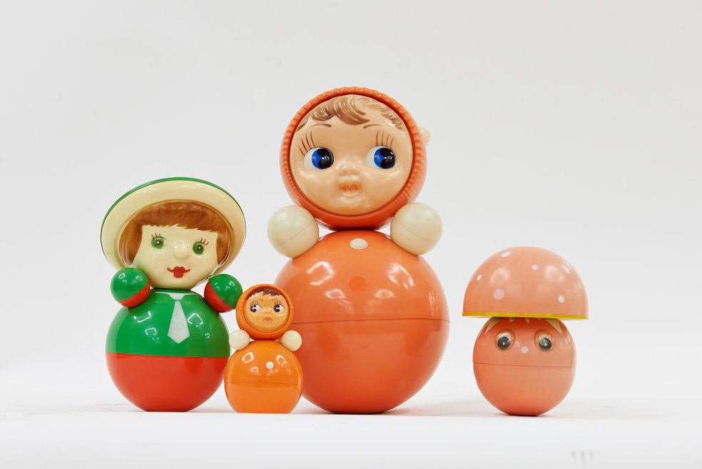Nevalyashka toy, Russian tilting doll, 1970 Nevaliashka