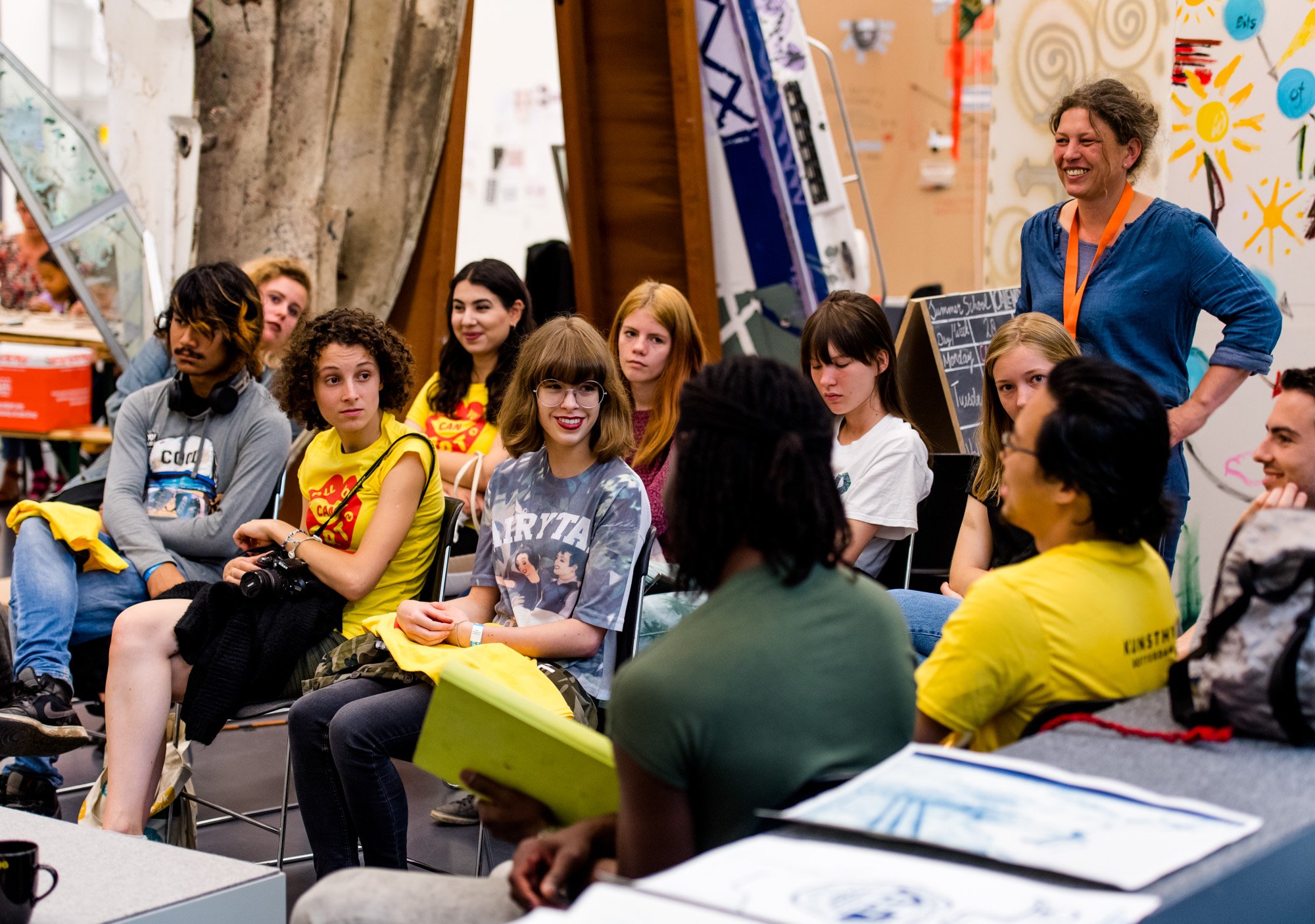 Liesbeth Labeur tijdens de Kick-off AYCA Summerschool 2017 Kick off Summerschool LR 06.JPG