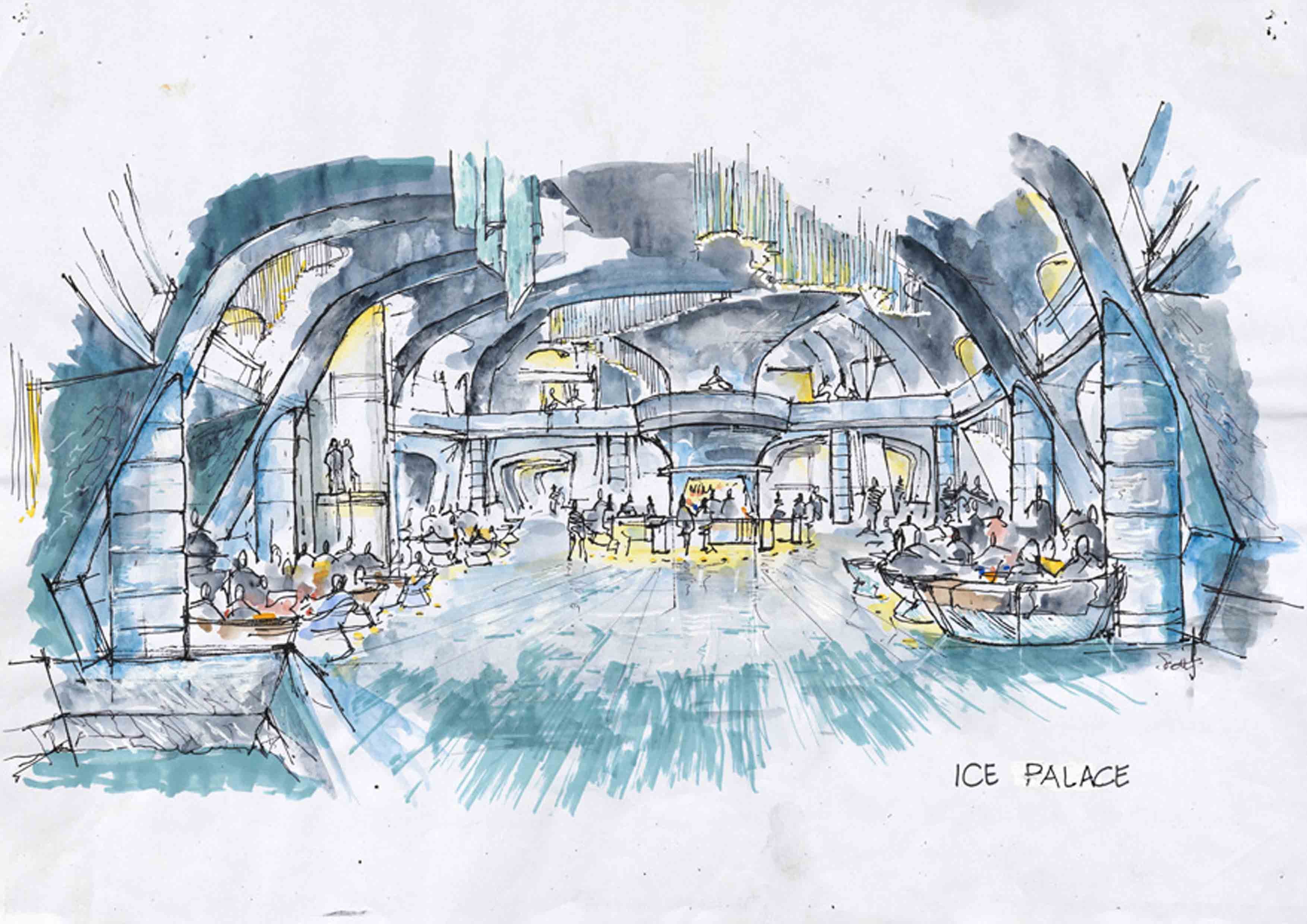 Ice palace interior, main, Die Another Day © 2002 Danjaq, LLC and United Artists Corporation. All rights reserved. Ice Palace Design_lowres2.jpg