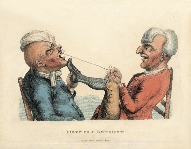 Timothy Bobbin Laughter & Experiment, 1773, coloured by hand 22-Timothy Bobbin_Kwakzalvers&Tandentrekkers_KunsthalRotterdam.jpg