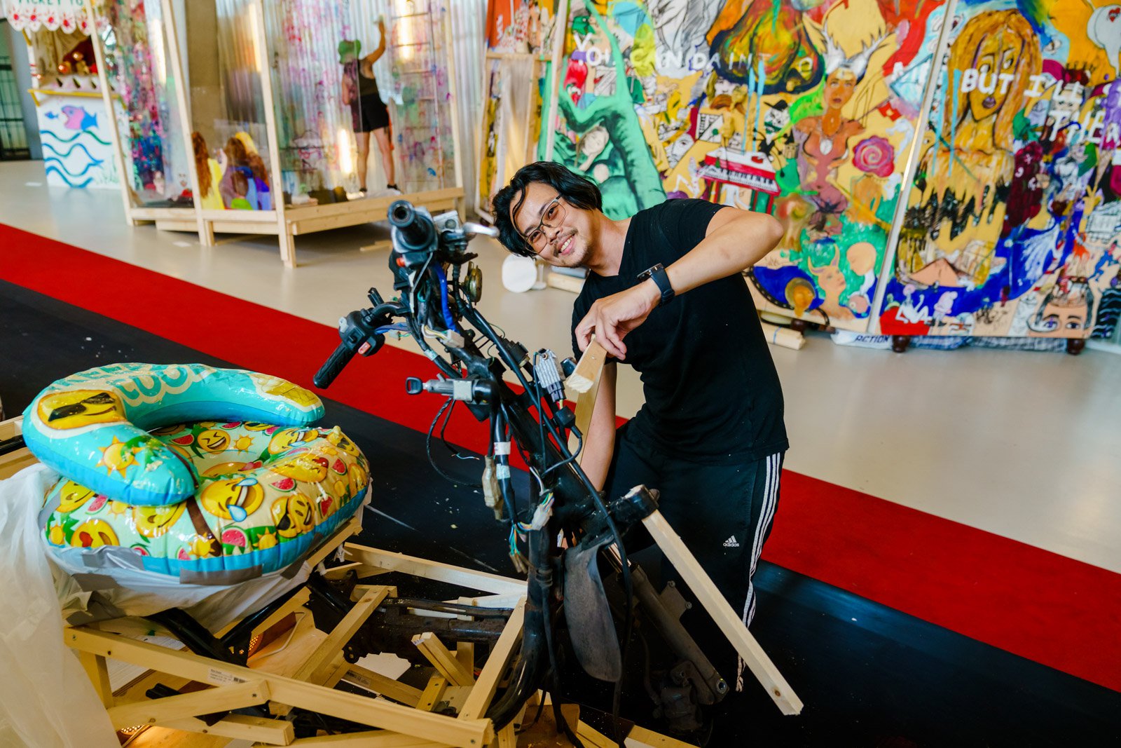 All you can Art artist Elvis Chen photo, Marco De Swart All You Can Art 13 augustus 2020 LR 06.JPG