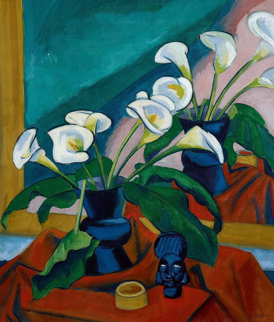 15. Stil life with flowers, 1917 Max Pechstein.jpg