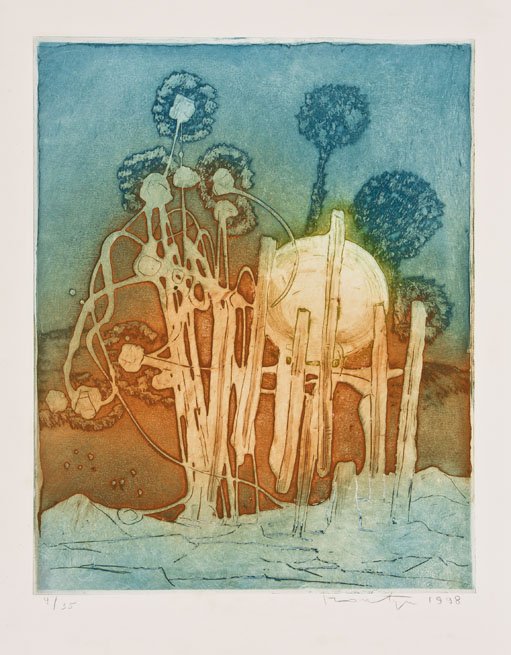 13) Jan Montyn, Tropical Flowers, 1998. 49,3x39,0 cm.jpg