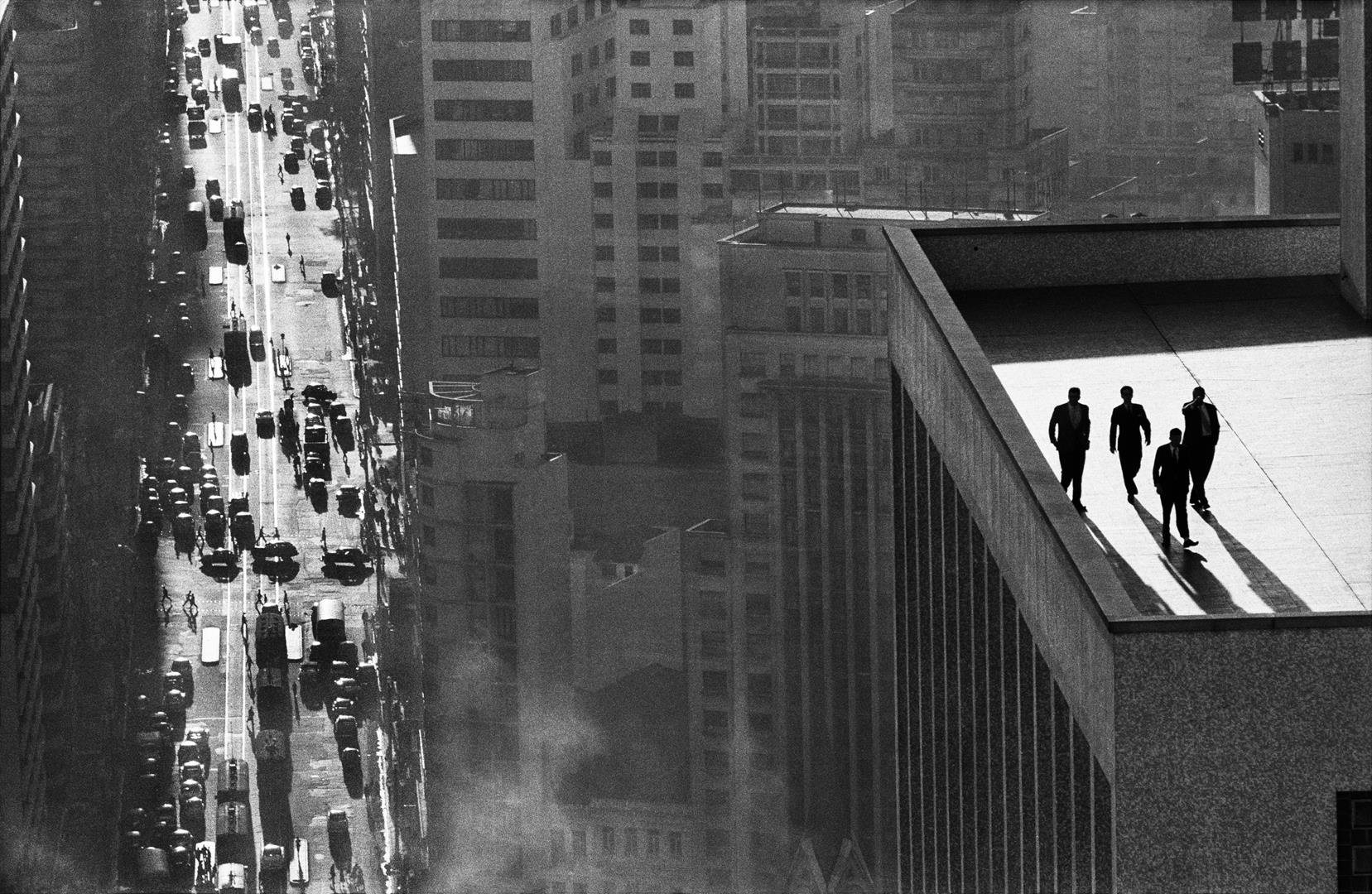 Men on top of a roof, Sao Paolo, Brazil, 1960 3. René Burri - Sao Paolo - LR.jpg