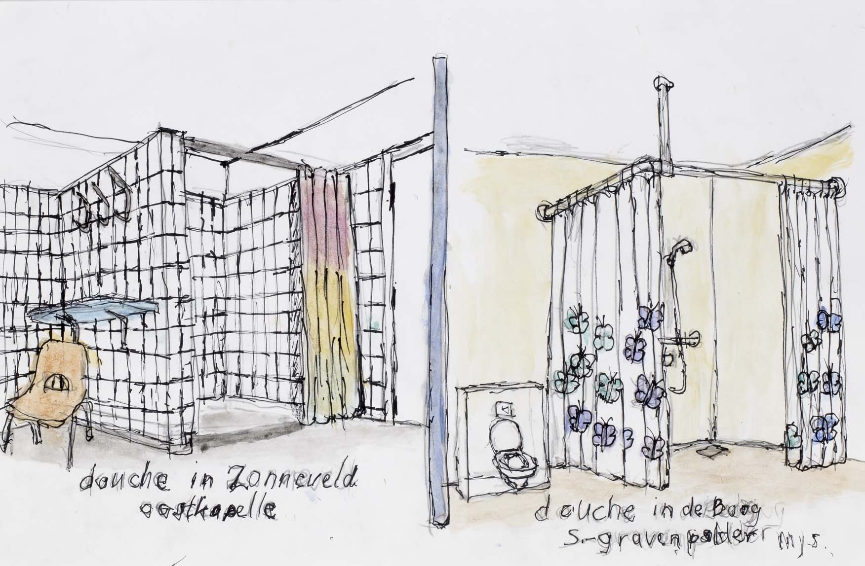 Douche in Zonneveld, douche in de Boog (2014) Marianne Schipaanboord. Met dank aan The Museum of Everything marianne.jpg