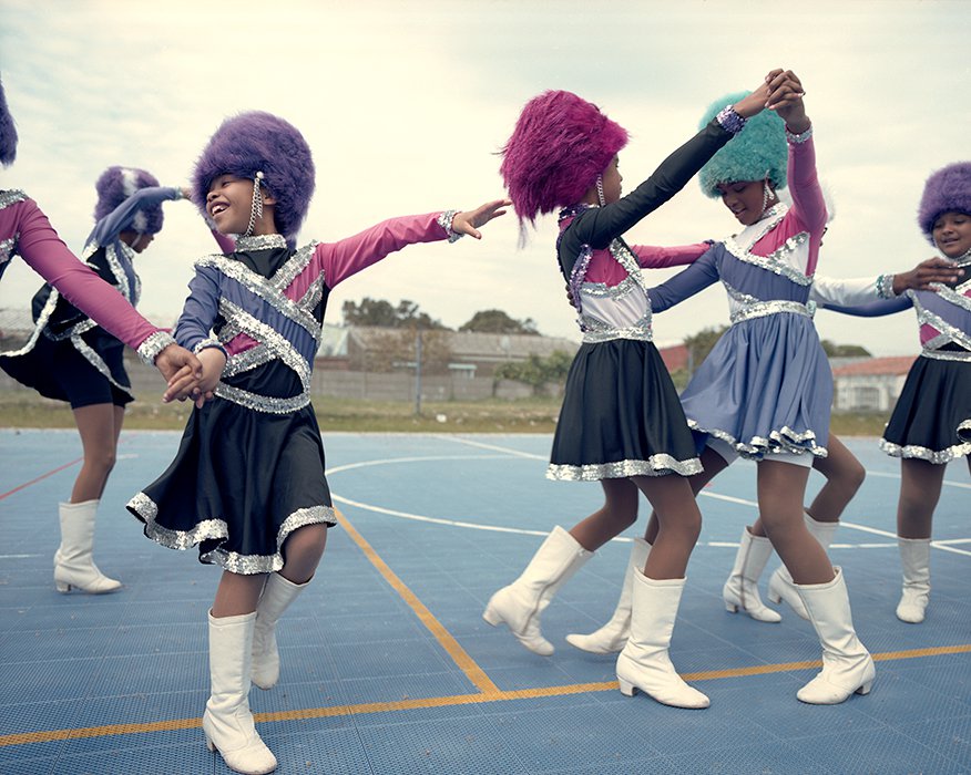 Dr Van Der Ross Primary Drum Majorettes, Cape Town, South Africa, 2017. Photo © Alice Mann. Courtesy AFRONOVA GALLERY 3. Dr Van Der Ross Primary Drum Majorettes, Cape Town, South Africa, 2017.jpg