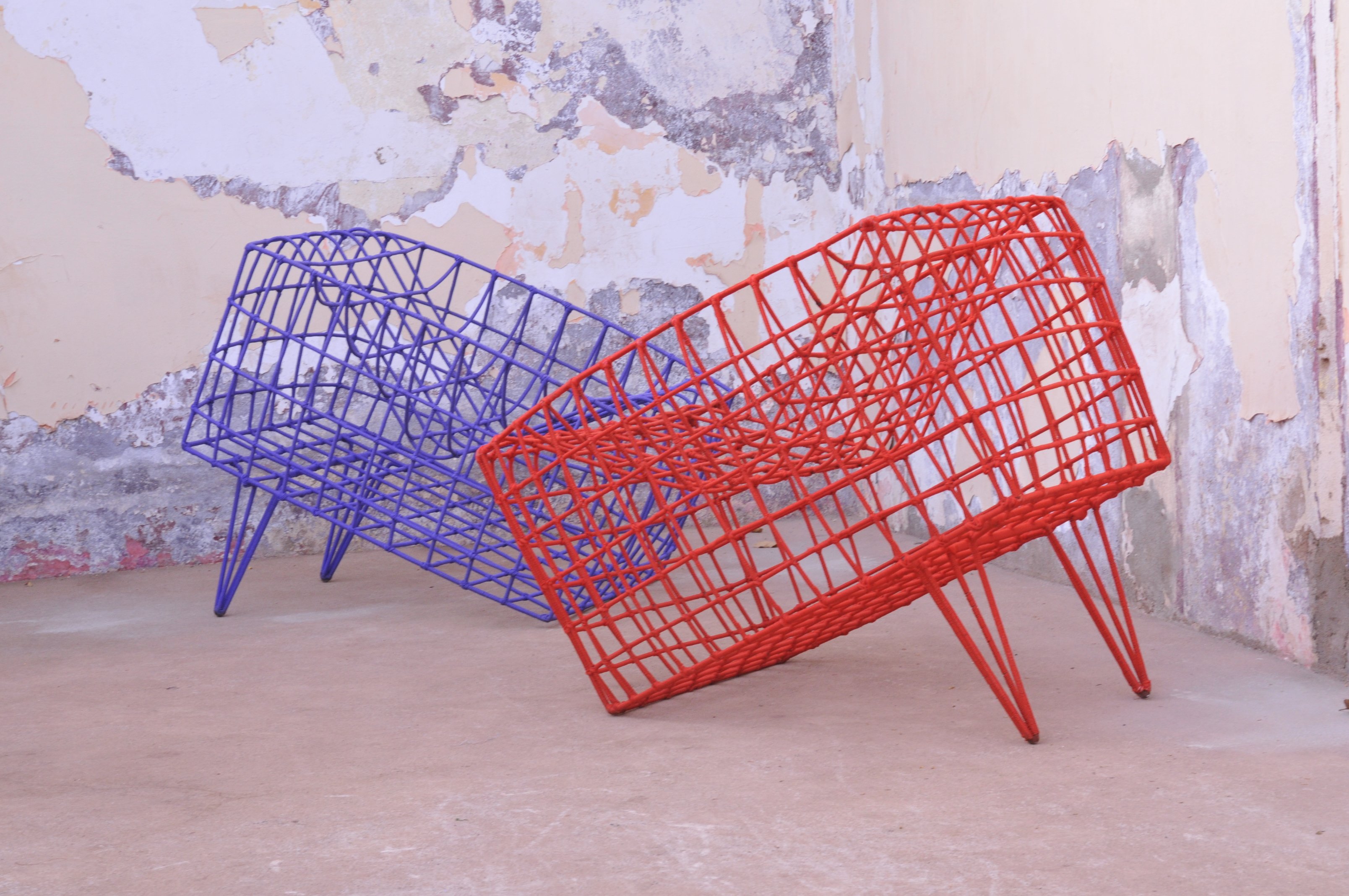 Cheick Diallo, »Fauteil Sansa bleu«, 2011, chair, © Cheick Diallo 16_Making_Africa_Diallo.JPG