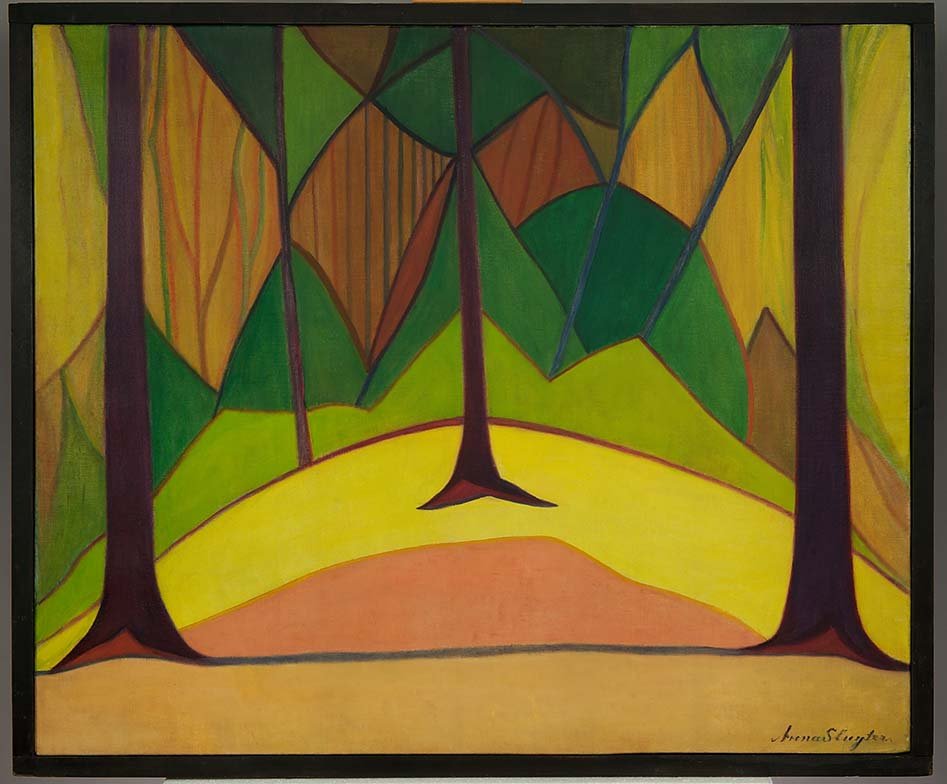04. Anna Sluijter, Het bos, ca. 1914, olieverf op doek, Simonis & Buunk, Ede.jpg
