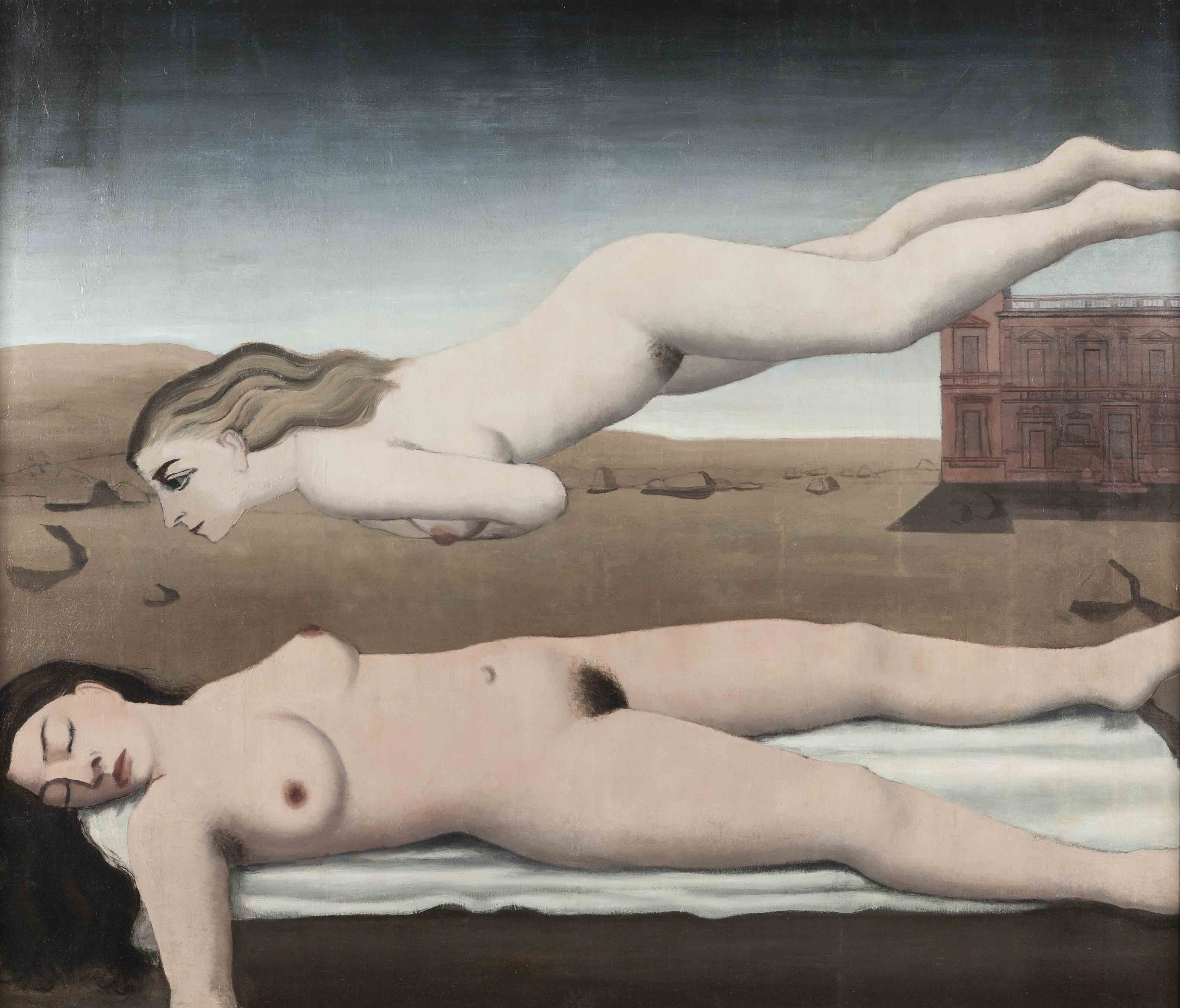Paul Delvaux, De droom (1935)