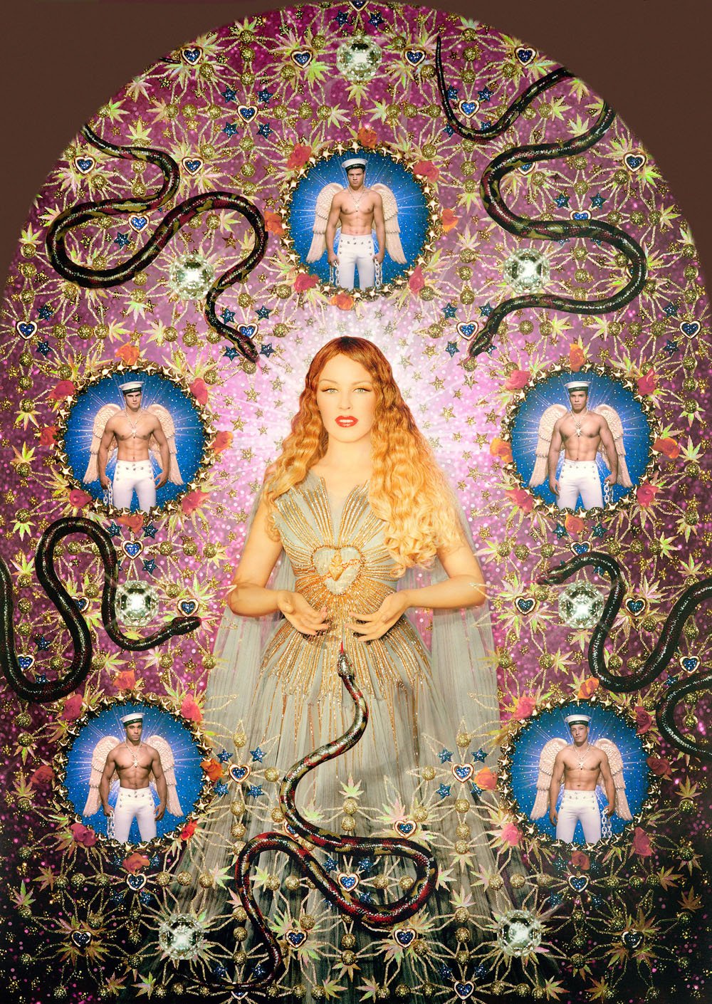 02 Jean Paul Gaultier, La Vierge aux serpents (Kylie Minogue), 2008, foto Pierre et Gilles.jpg
