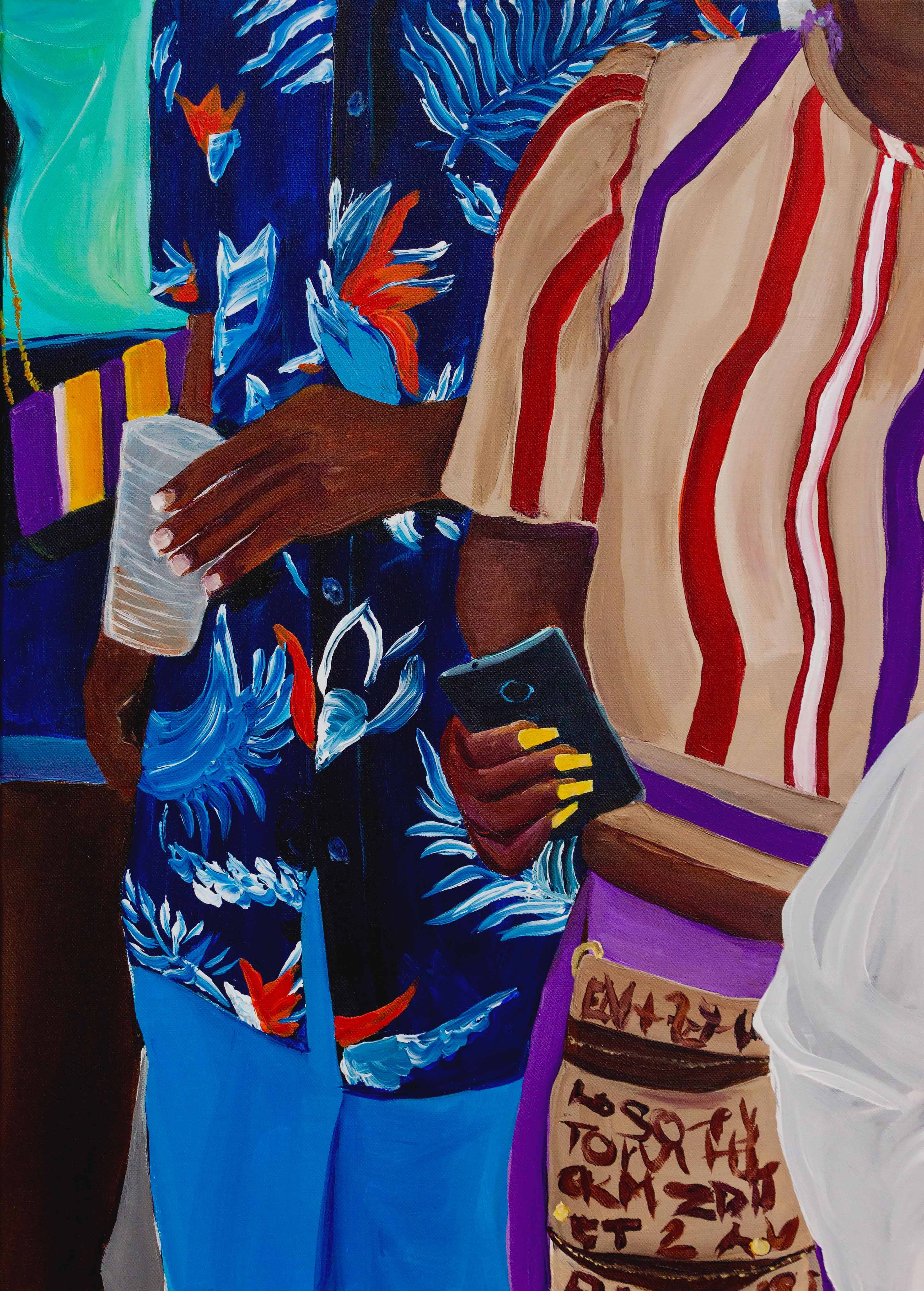 Eugenie Boon, Kant’i Kaya, 2023, olieverf op doek. Kunstcollectie Albert Heijn Kant'i Kaya LR.jpg