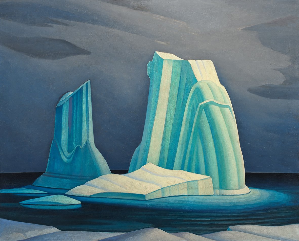 Kunsthal Rotterdam, Magnetisch Noorden, Harris, Icebergs Davis Strait,1930 1. Kunsthal Rotterdam_ Magnetisch_Noorden_Harris_Icebergs__Davis_Strait_1930_McMichael_LR.jpg
