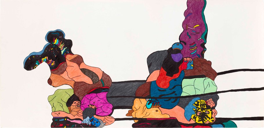 Nightcap, 2009, Tomoyuki Shinki. Met dank aan The Museum of Everything Nightcap