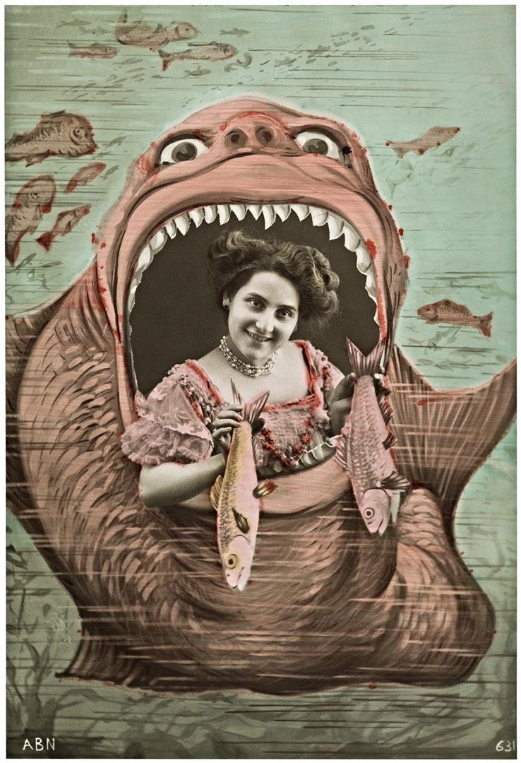 1 april ansichtkaart, A.B.N. en K.F. Editeurs, Frankrijk, circa 1905 01_April Fools Day_LR.jpg