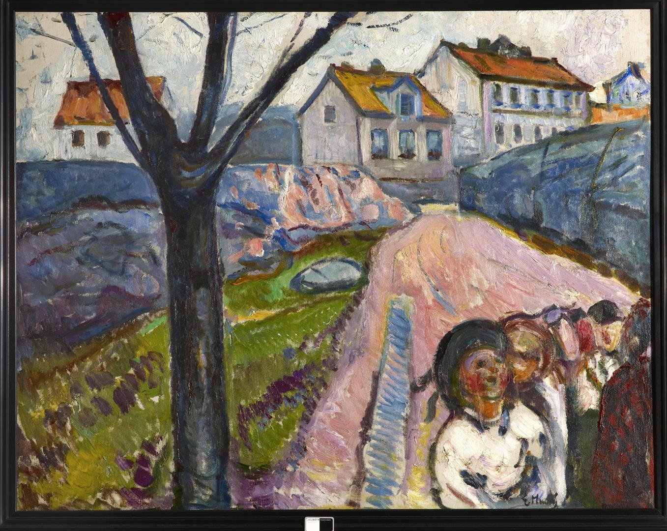 Street in Kragerø, 1910-1911 18. Edvard Munch, Straat in Kragerø, 1910-1911 - LR.jpg
