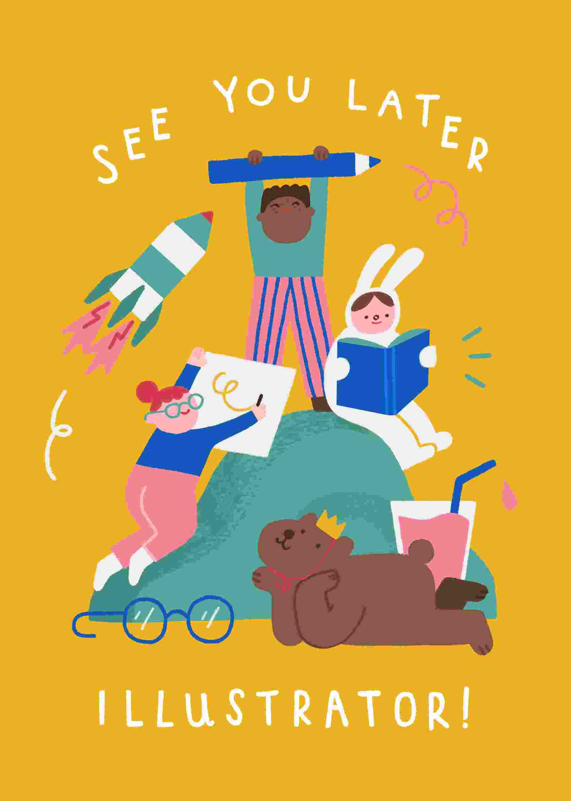 See you later, Illustrator! (c) Yara Ruby Uitwerking_Cover_Kladblokje_SeeYouLaterIllustrator!_YaraRuby_aangepast_geel1.jpg