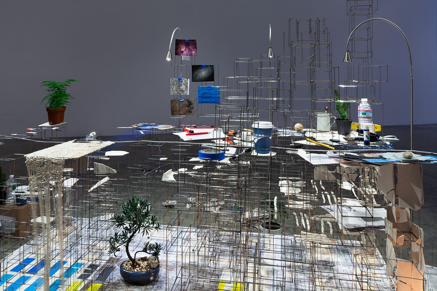 Sarah Sze, Still Life With Desk (detail), 2013-2015, © Sarah Sze, Courtesy the artist and Victoria Miro SS110_Still Life With Desk_2013-2015 c_website.jpg
