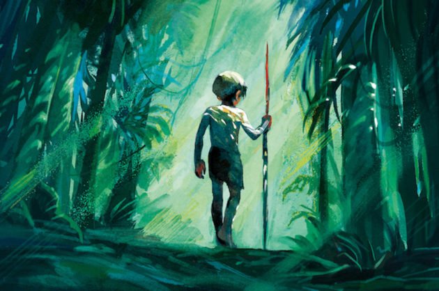 Lord of the Flies © William Golding, 1954. Courtesy of William Golding Ltd. Adaptation and illustrations © Aimée de Jongh, 2024 02_Lord of the Flies_Landscape_HR.jpg