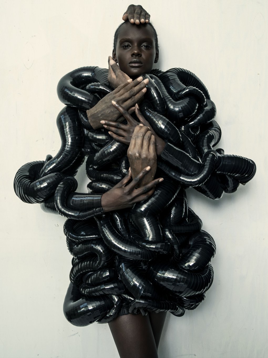 Snake dress, Capriole collection, Haute Couture 2011-12.