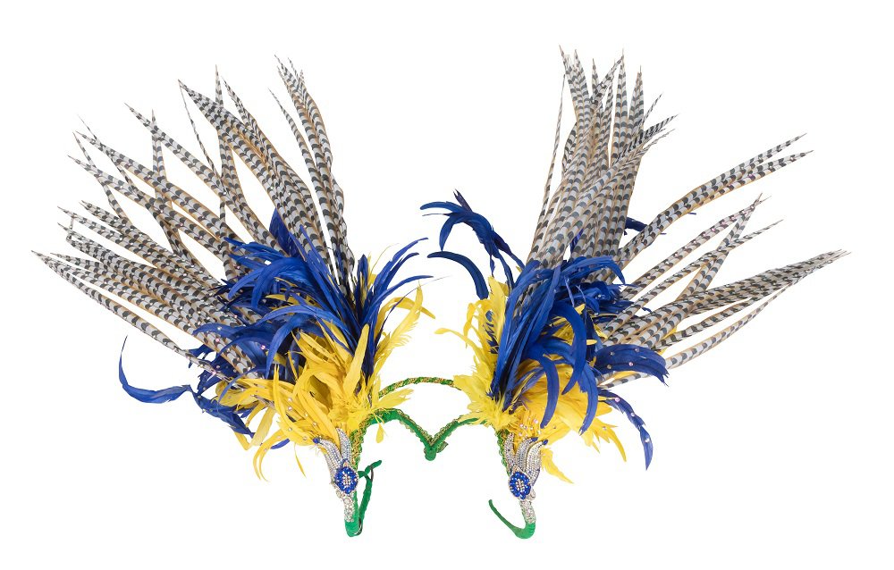 Hoofdtooi 1st runner up Queen Zomercarnaval, 2019. Foto: Omroep MAX 3. Hoofdtooi zomercarnaval.jpg