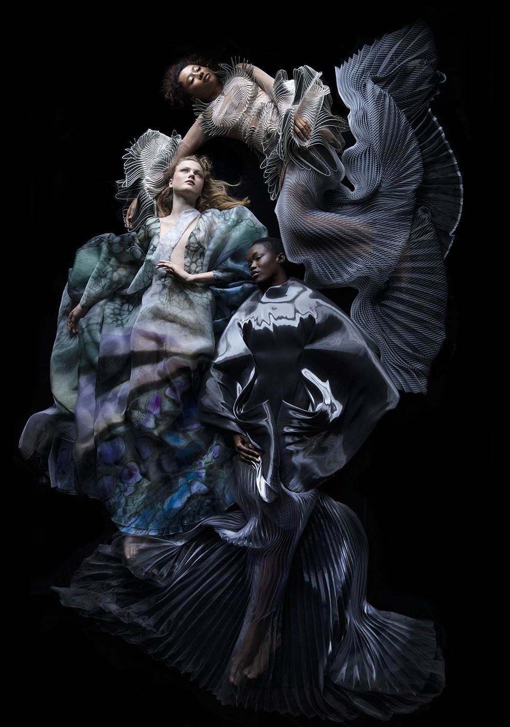 Iris van Herpen Sensory Seas collection, Haute Couture spring/summer 2020 - Micro collection, Haute Couture spring/summer 2012. Photo by Carla van Puttelaar Models: Julie Hoekstra I Adama Jobe I Eyes Rodgers Copy of IVH x Carla van de Puttelaar.jpg