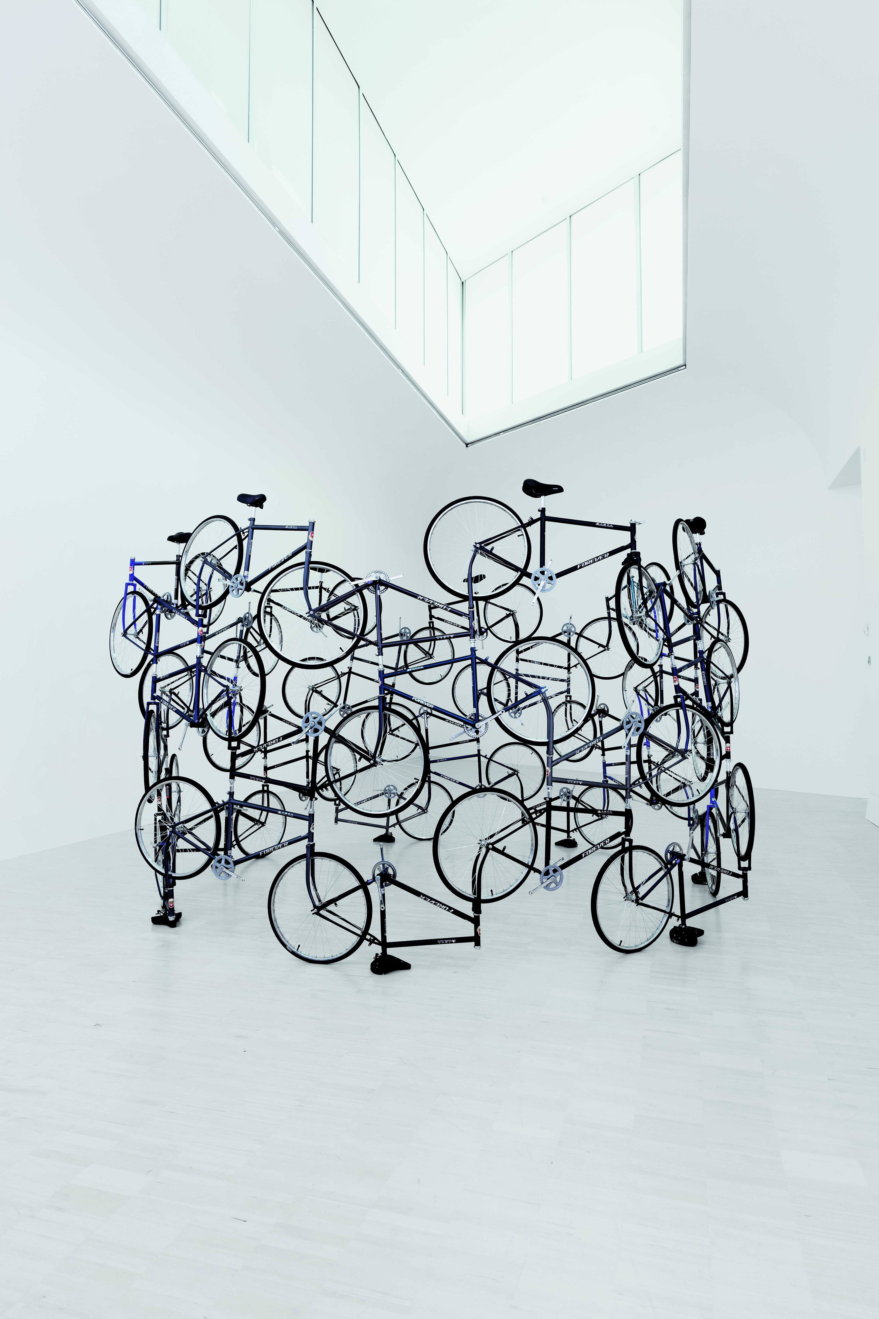 Ai Weiwei, Forever Bicycles, 2003, Private collection, photo Albertina, Vienna, Lisa Rastl Reiner Riedler © 2022 Ai Weiwei 9. Ai Weiwei, Forever Bicycles, 2003, Private collection, photo Albertina, Vienna, Lisa Rastl Reiner Riedler © 2022 Ai Weiwei_LR.jpg
