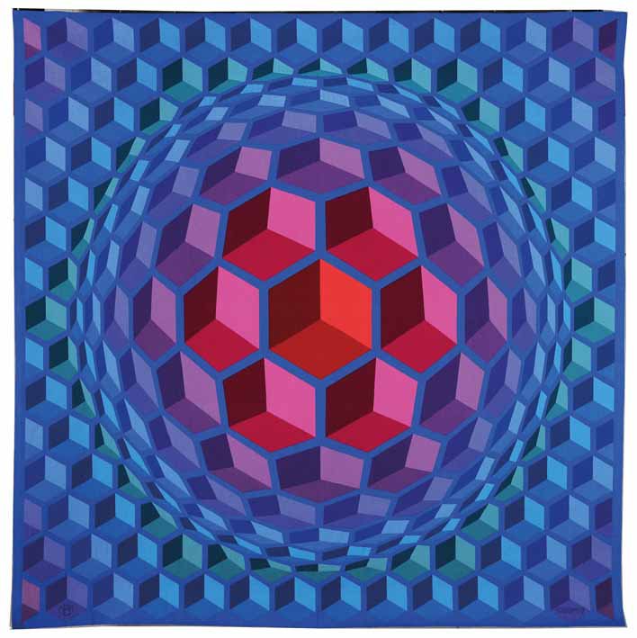 Victor Vasarely, c/o Pictoright Amsterdam 2019 foto: Isabelle Bideau 10. Victor Vasarely Cheyt Pyr 1977_LR.jpg