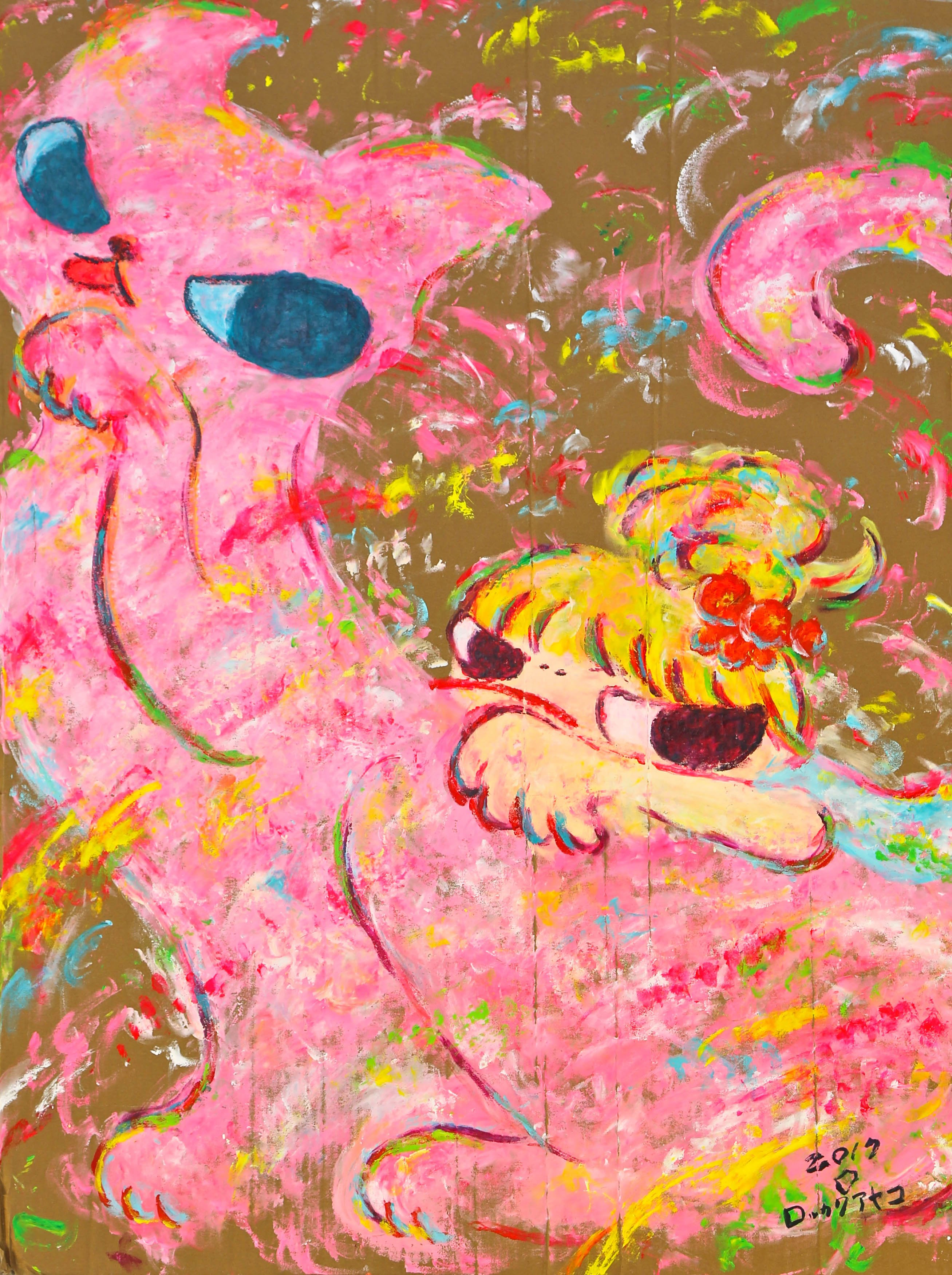 Ayako Rokkaku, Untitled 2017 04_Kattenliefde_Ayako Rokkaku_KunsthalRotterdam.jpg