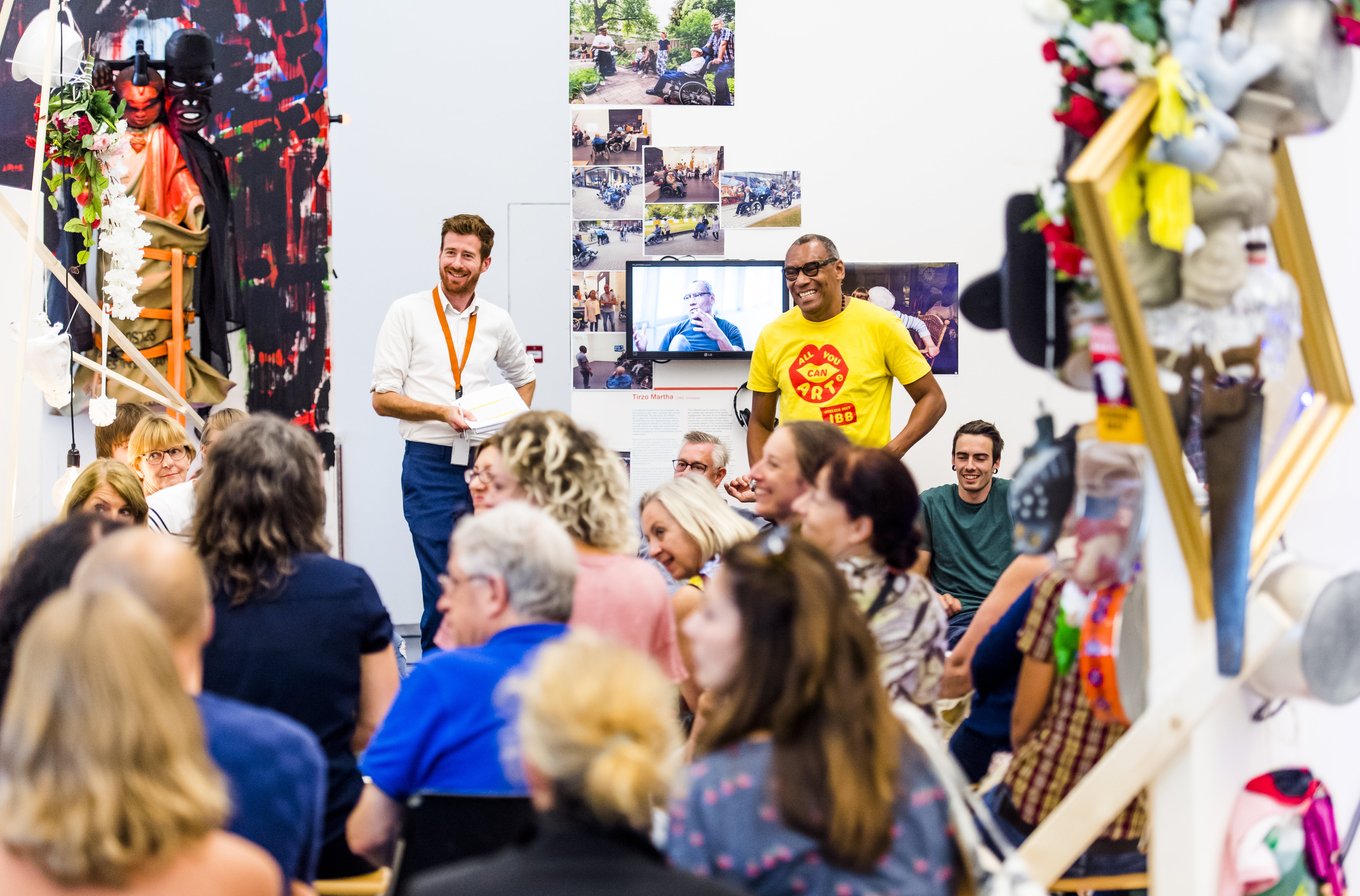 Activiteiten in de Kunsthal. Foto: Marco de Swart All You Can Art Denktank 24 augustus 2017 HR 27.JPG